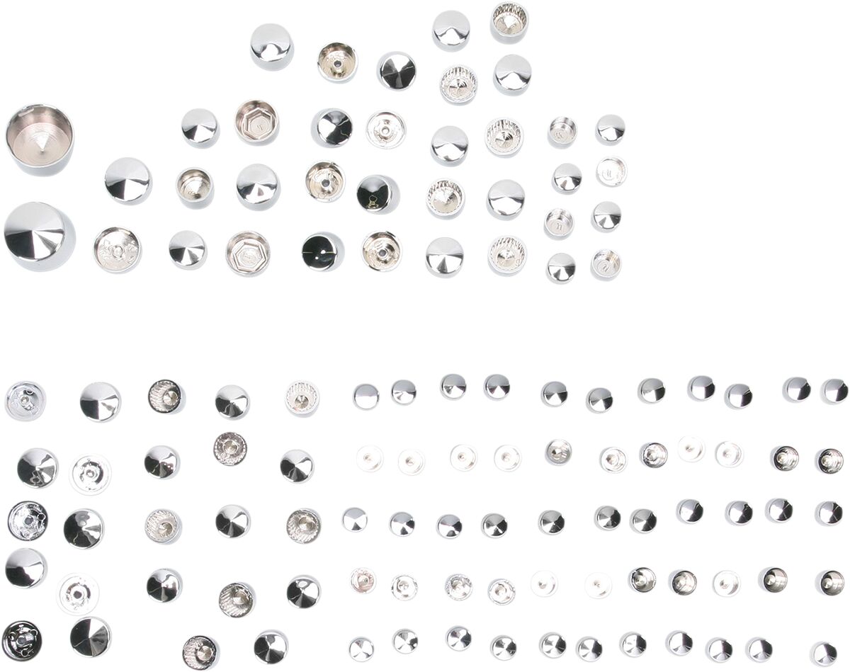 Drag Specialties BOLT COVER KIT DELUXE CHROME 352112