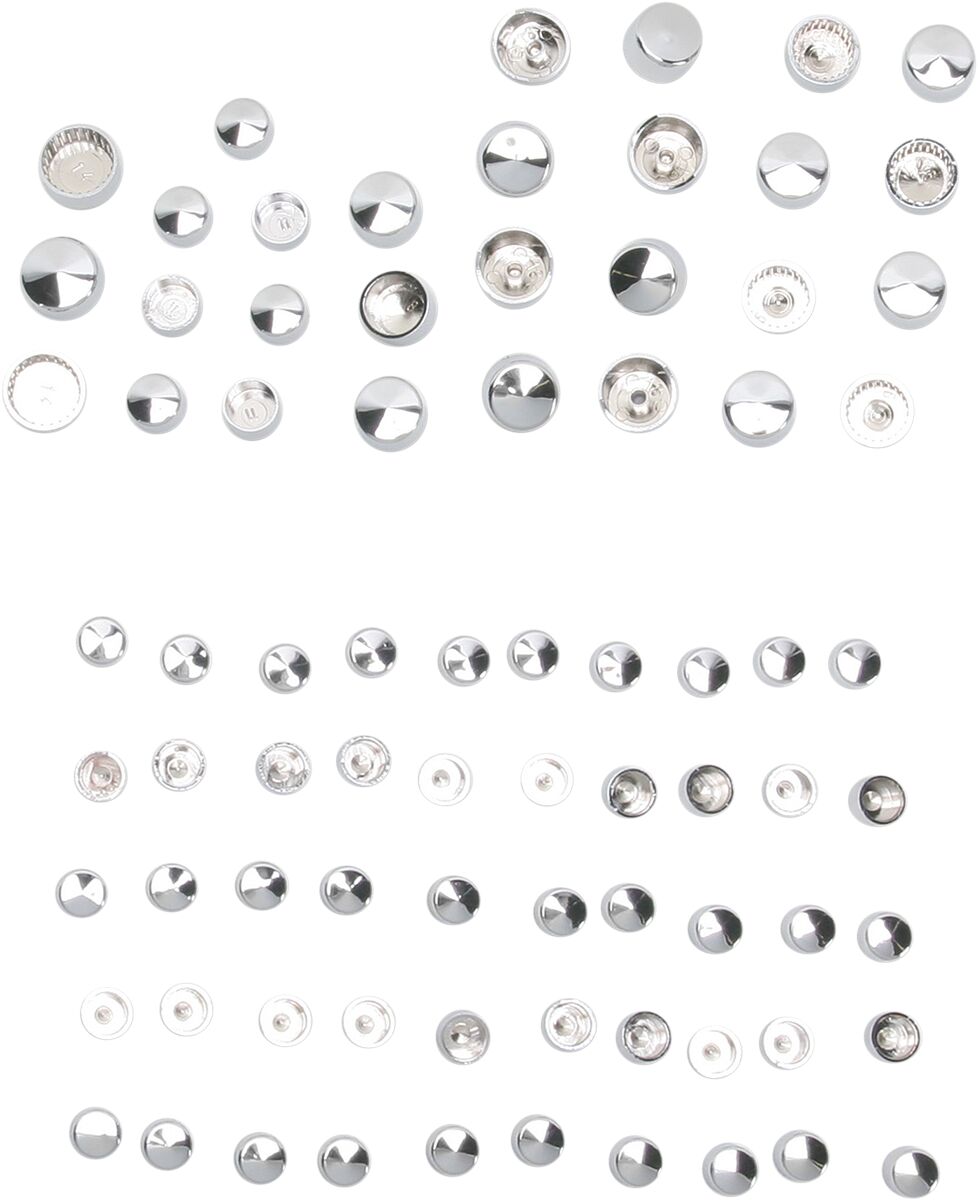 Drag Specialties BOLT COVER KIT DELUXE CHROME 352118
