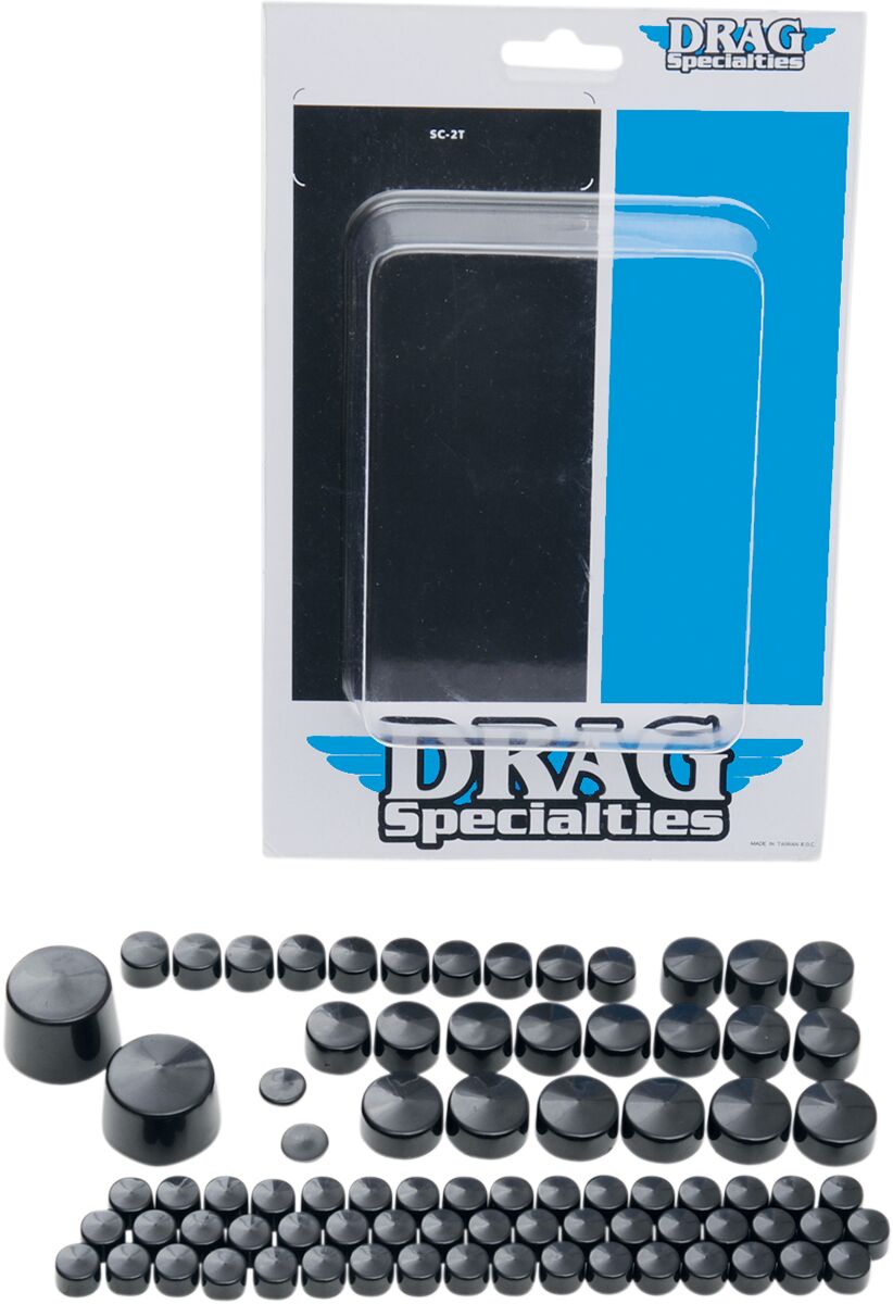 Drag Specialties BOLT COVER KIT STANDARD BLACK 352012