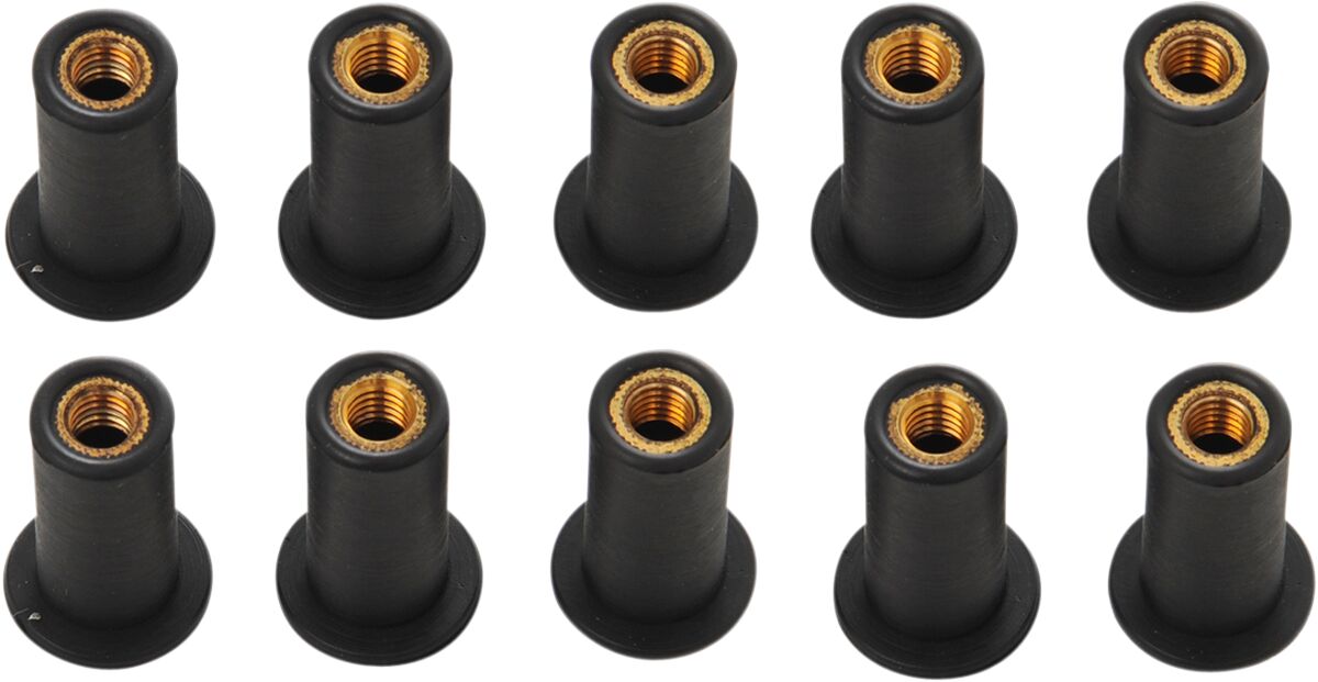 Drag Specialties NUT WELL (5027)10-32 10PK 62308