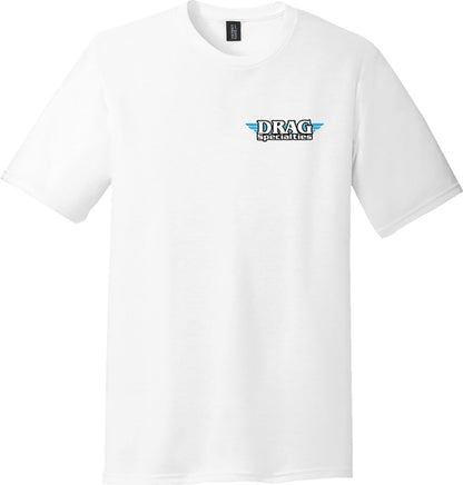 Drag Specialties T-SHIRT SLIM DRAG WHT M 3030-23618