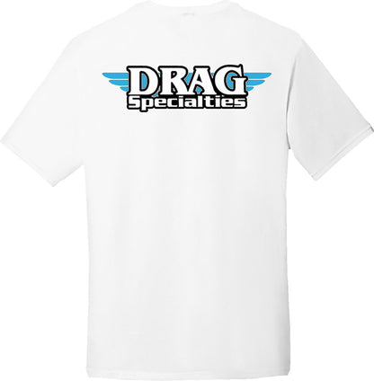 Drag Specialties T-SHIRT SLIM DRAG WHT L 3030-23619