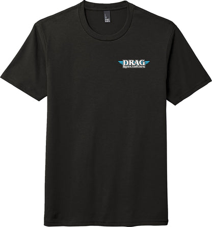 Drag Specialties T-SHIRT SLIM DRAG BLK L 3030-23624