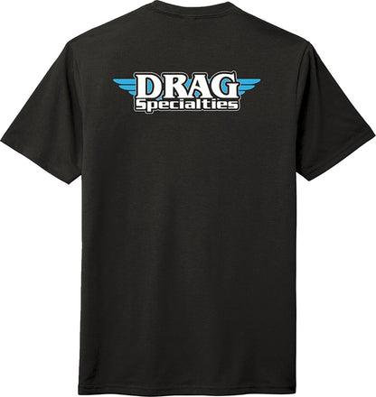 Drag Specialties T-SHIRT SLIM DRAG BLK 2X 3030-23626