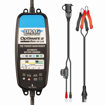 Drag Specialties CHARGER EU OPTIMATE 2 DUO DRAG TM556