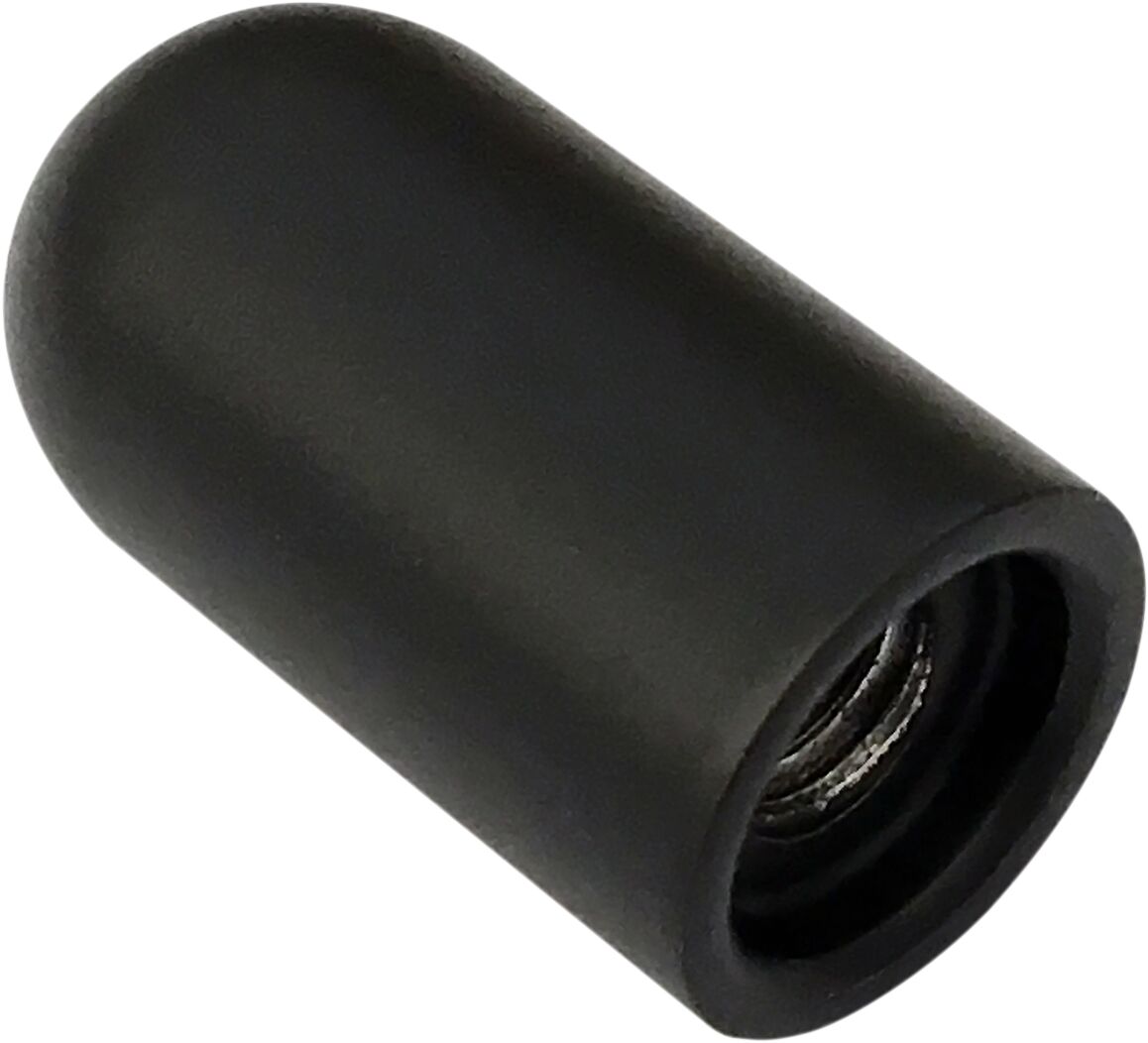 Drag Specialties ANTENNA STUD CAP ALUMINUM BLACK D0013-006