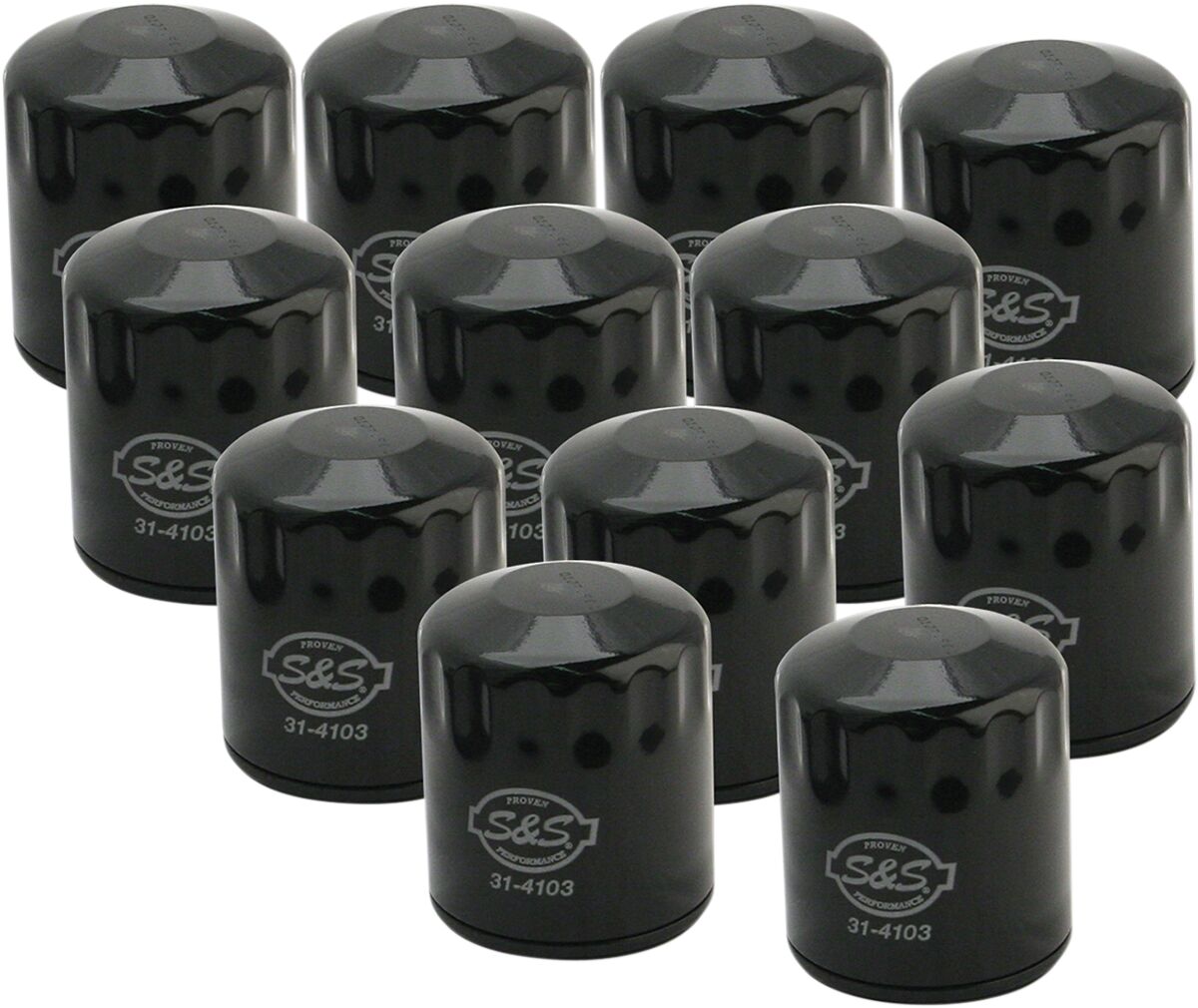 S&S CYCLE FILTER OIL BLK 99-19 12PK 310-0241