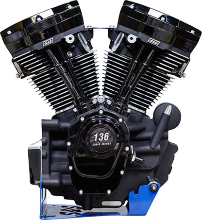 S&S CYCLE ENGINE MK136 550G CAM OIL COOLED BLK M8 SOFTAIL 2018-24 310-1295