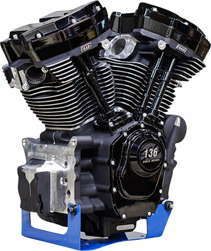 S&S CYCLE ENGINE MK136 550G CAM OIL COOLED BLK M8 SOFTAIL 2018-24 310-1295