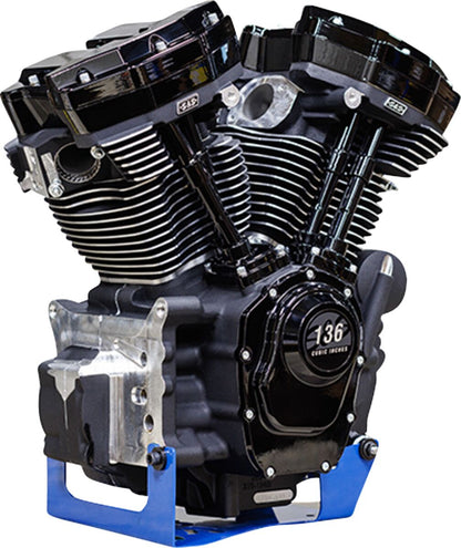 S&S CYCLE ENGINE MK136 475G CAM OIL COOLED BLK M8 SOFTAIL 2018-24 310-1296