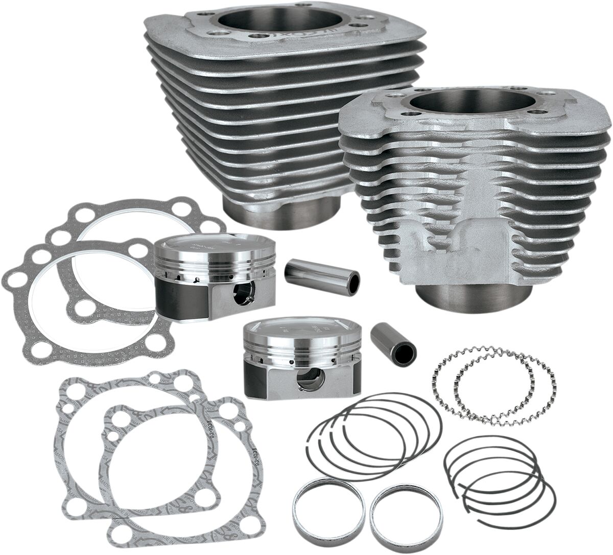 S&S CYCLE CYLINDER-KIT 883-1200 SILVER 910-0688