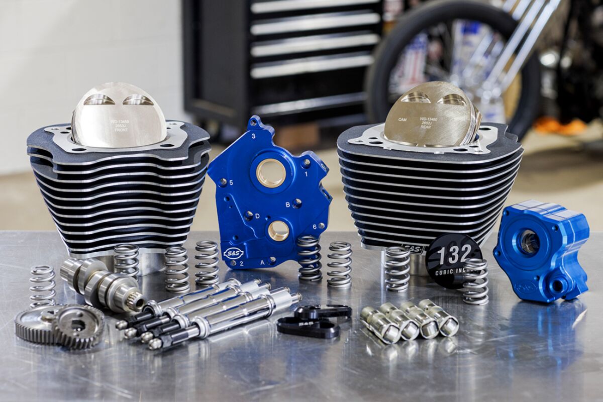 S&S CYCLE 132" Power Package Engine Performance Kit - Gear Drive - Water Cooled - M8 310-1230