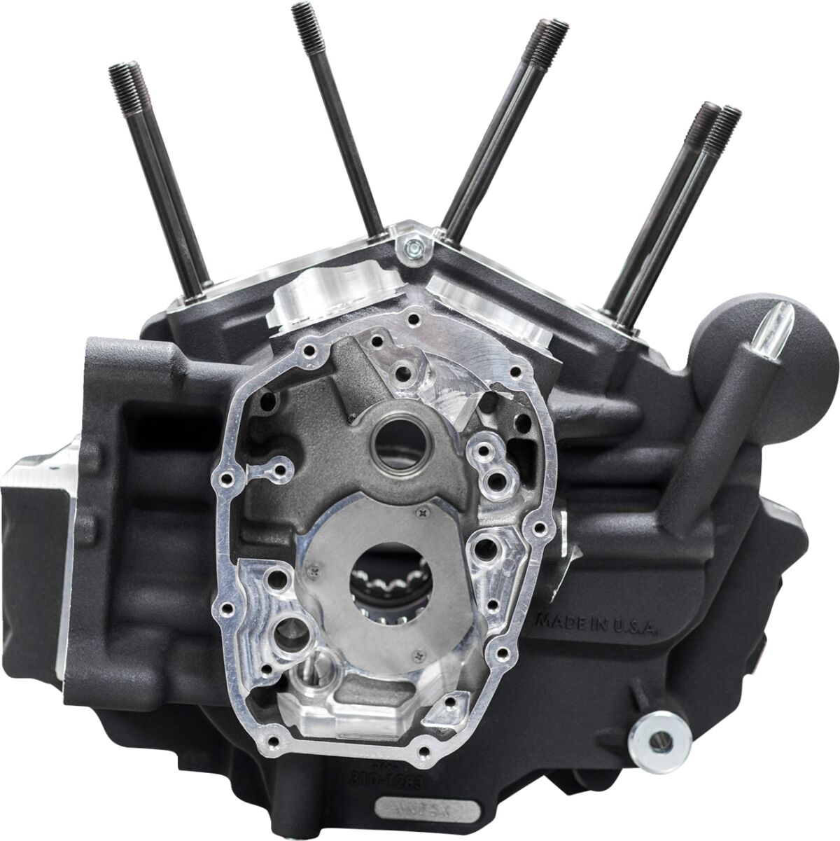 S&S CYCLE Crankcase Assembly MK-Series Black M8 Softail 310-1326