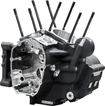 S&S CYCLE Crankcase Assembly MK-Series Black M8 Softail 310-1326