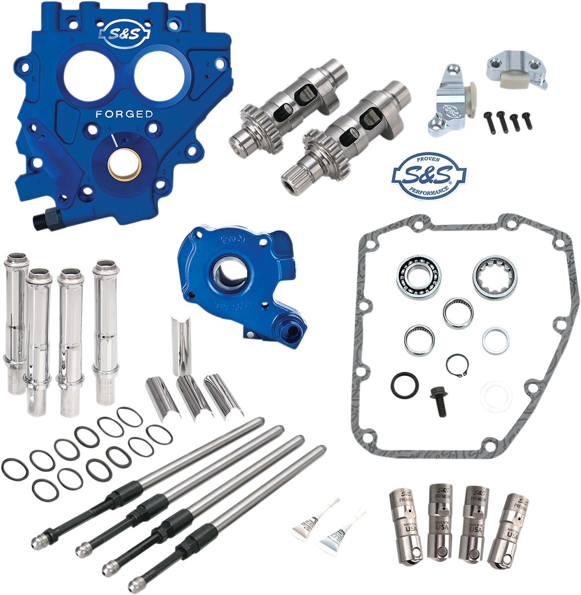 S&S CYCLE CHAIN DRIVE CAM 585CEZ CHEST UPGRADE KIT EASY START 330-0543