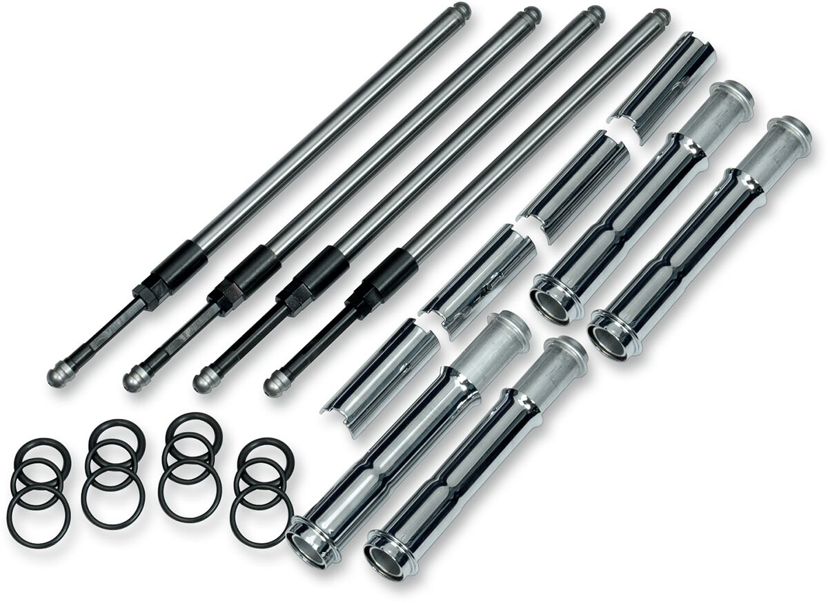 S&S CYCLE QUICKEE ADJUSTABLE PUSHRODS W/KEEPER COVERS (M8) 930-0123