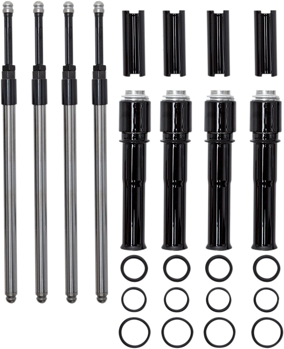 S&S CYCLE PUSH RODS/TUBES BLK M8 930-0137