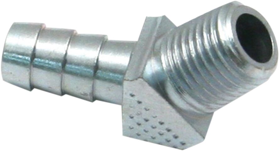 S&S CYCLE FITTING 45� HOSE 1/4" PIPE MALE X 3/8" MALE HOSE CRANKCASE 50-8113