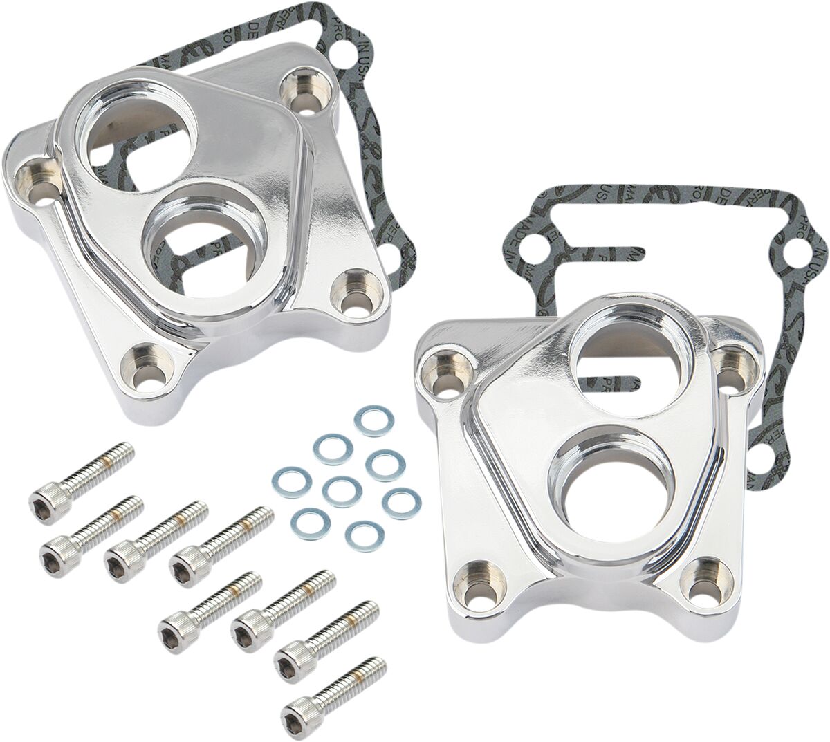 S&S CYCLE TAPPET COVER SET TWIN-CAM CHROME 106-3883