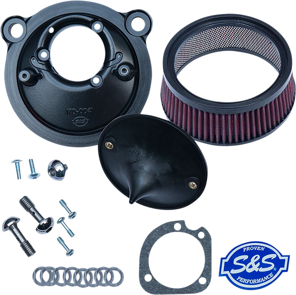 S&S CYCLE AIR CLNR STLTH 07-19 XL 170-0302E