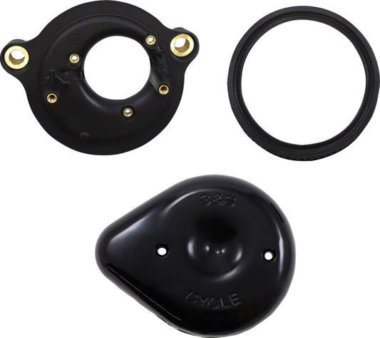 S&S CYCLE AIR CLNR BLK MTD M8 170-0436C