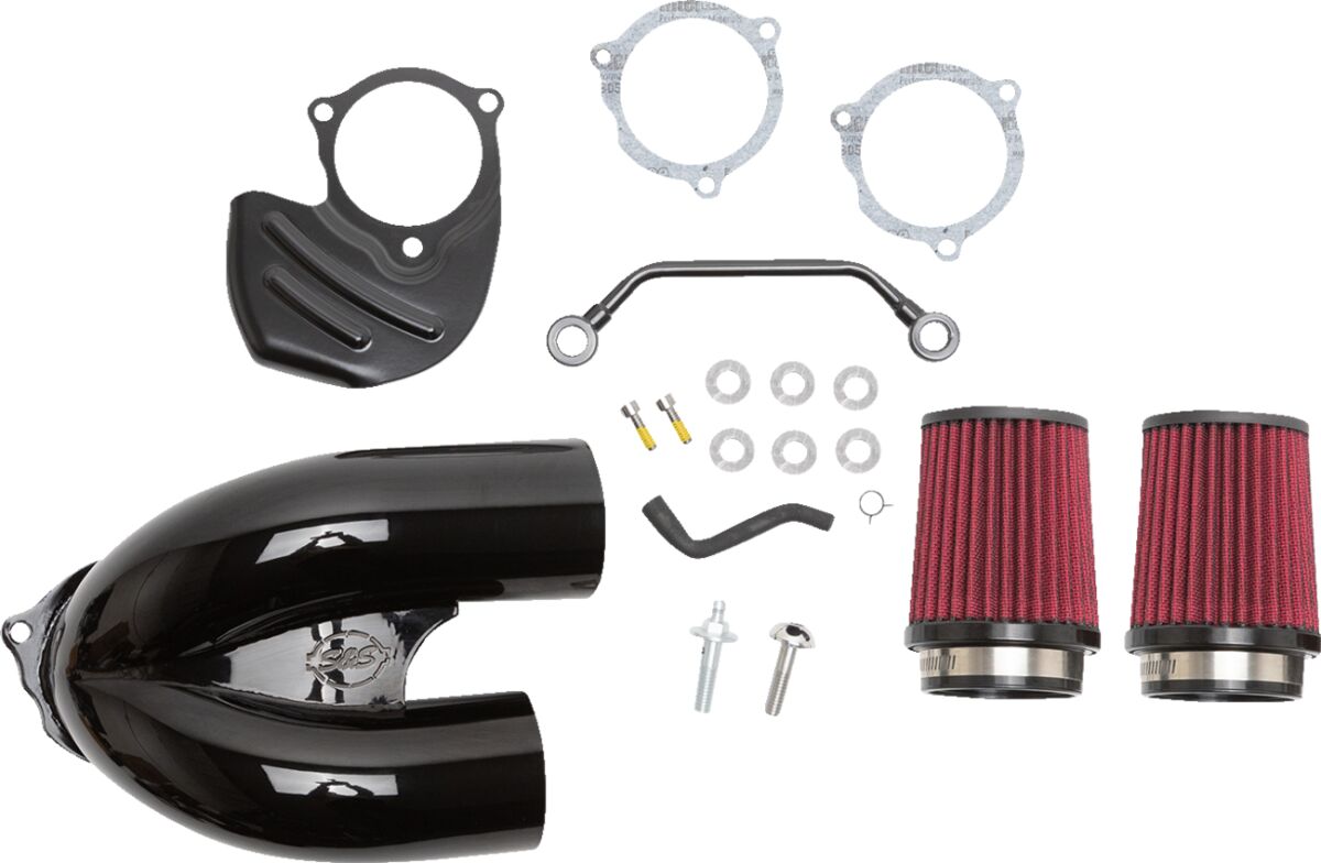 S&S CYCLE AIRCLEANER T/I 17+ M8 BK 170-0567A