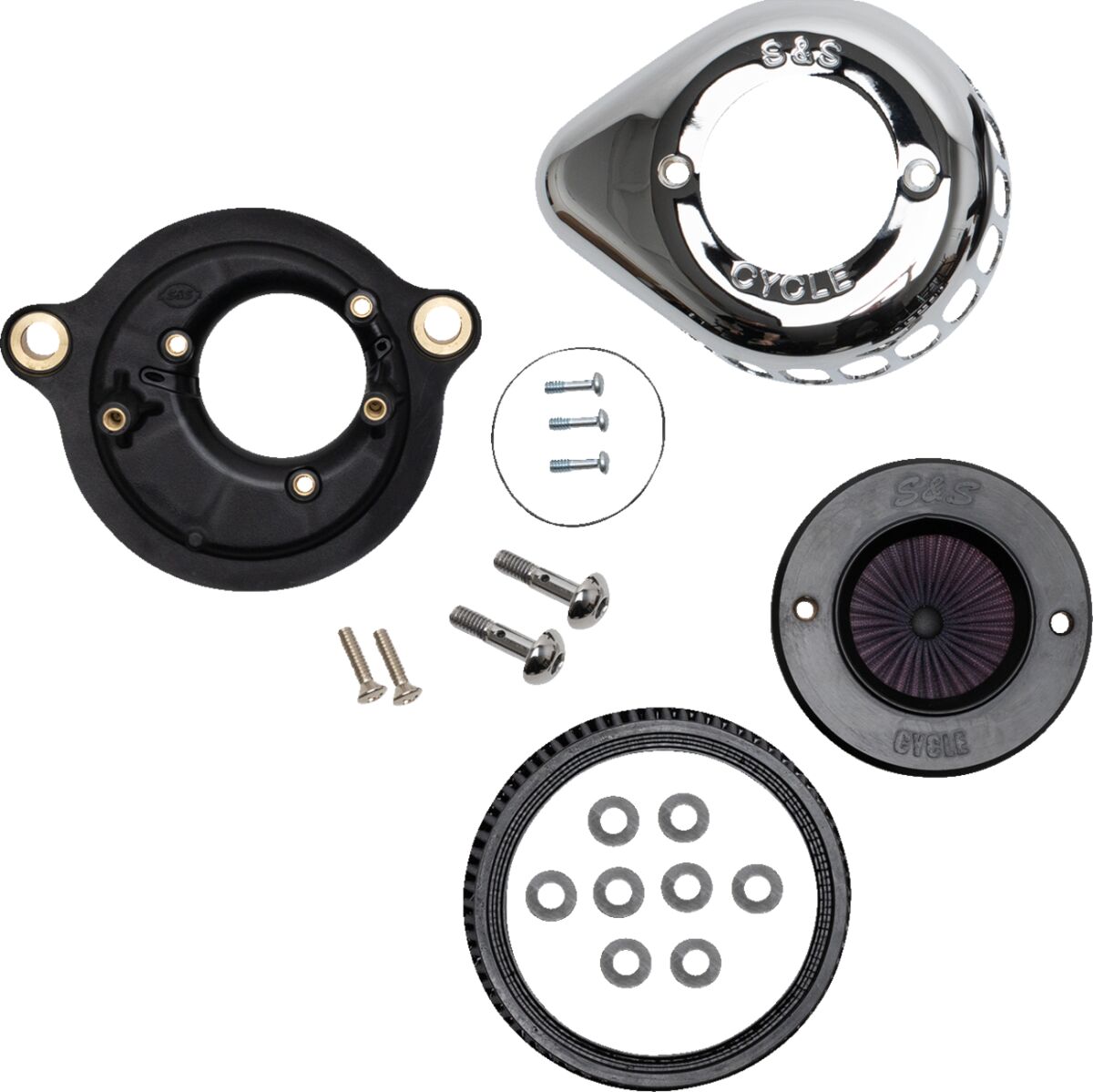 S&S CYCLE AIR CLEANER A-STNG 17-22C 170-0717A