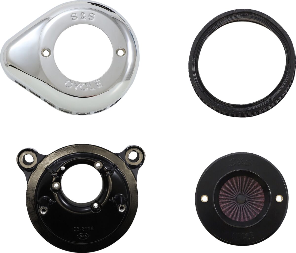 S&S CYCLE AIR CLEANER A-STNG 01-17C 170-0721A