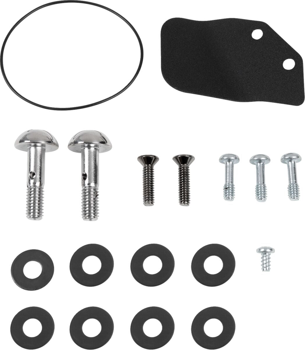 S&S CYCLE Air Cleaner Kit Stealth Teardrop Lava Chrome 2017-2023 M8 170-0781
