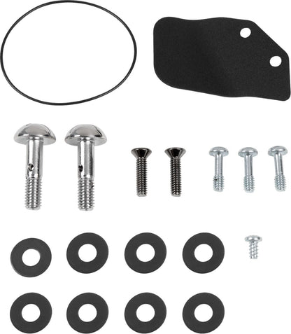 S&S CYCLE Air Cleaner Kit Stealth Teardrop Lava Chrome 2017-2023 M8 170-0781