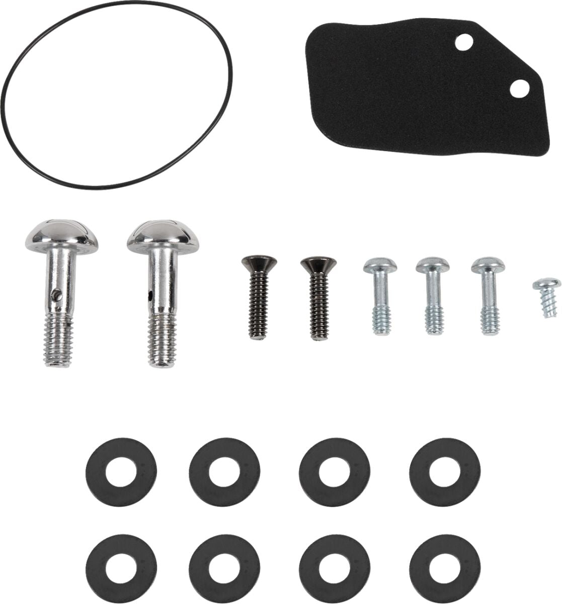 S&S CYCLE Air Cleaner Kit Stealth Mini Teardrop Lava Chrome 17-23 M8 170-0782