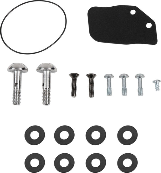 S&S CYCLE Air Cleaner Kit Stealth Mini Teardrop Lava Chrome 17-23 M8 170-0782
