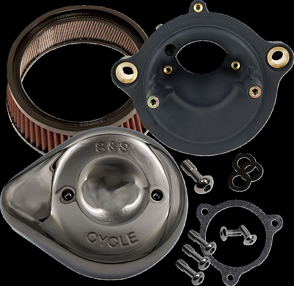 S&S CYCLE Stealth Air Cleaner Kit - Cover - M8 170-0797