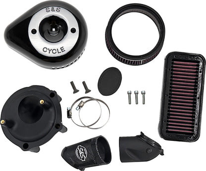 S&S CYCLE Stealth Air Cleaner Kit with Cover - Black - Indian 170-0777