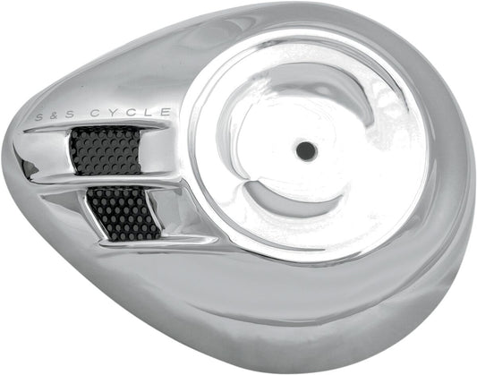 S&S CYCLE AIR CLEANER COVER STEALTH AIRSTREAM CHROME 170-0118