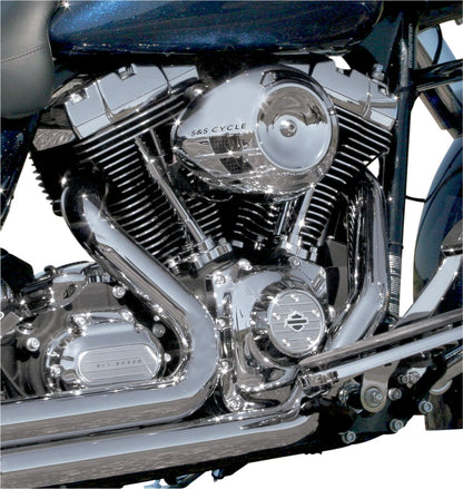 S&S CYCLE AIR CLEANER COVER STEALTH AIRSTREAM CHROME 170-0118