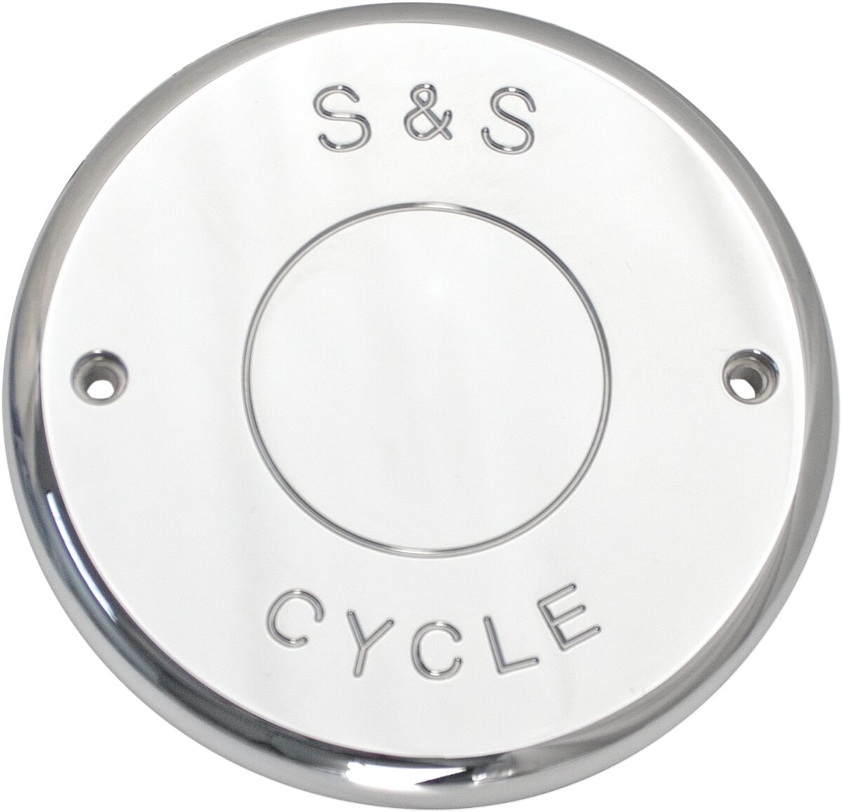 S&S CYCLE COVER,AIR CLEANER,NOSTALGIC SCRIPT,PACKAGED,CHROME 170-0239
