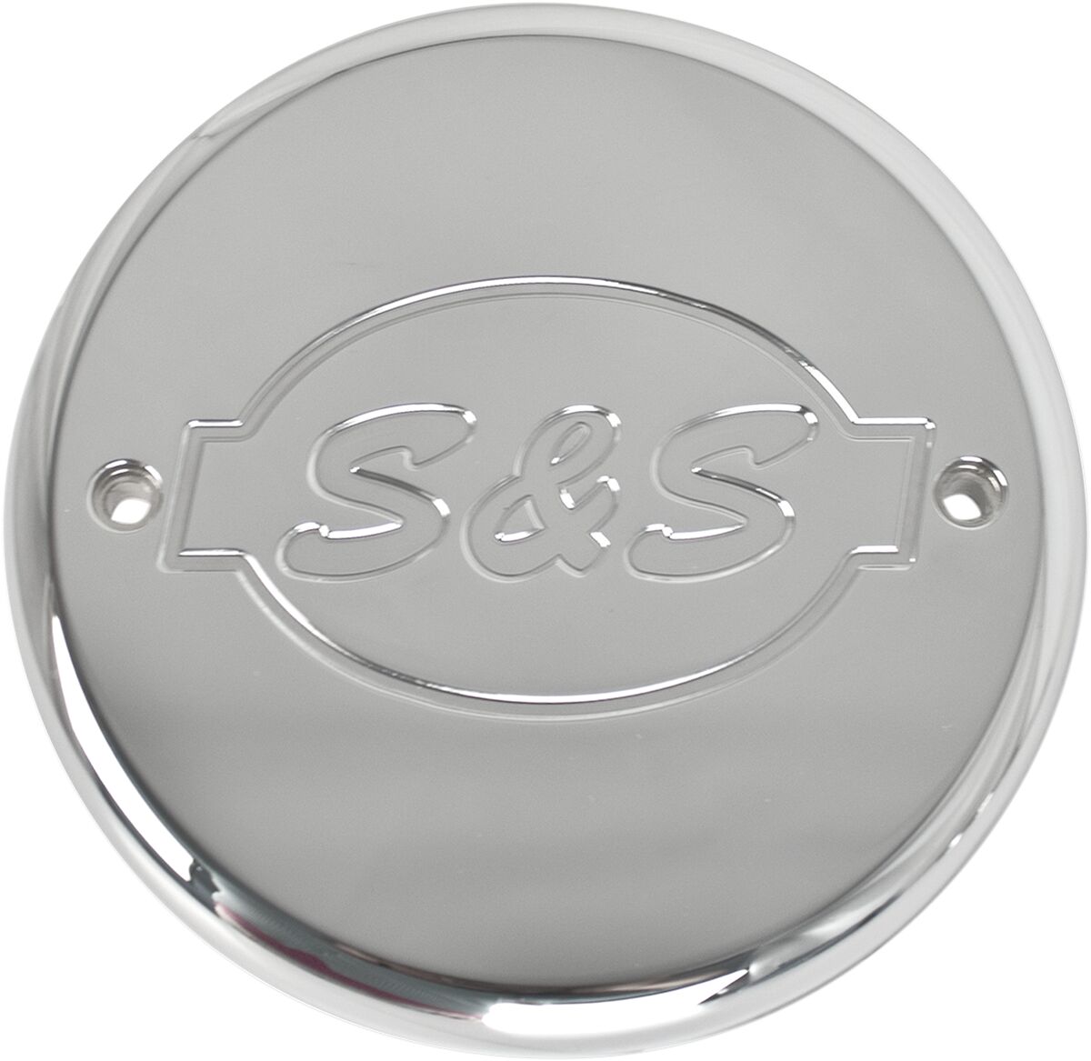 S&S CYCLE COVER,AIR CLEANER,CYCLE LOGO,PACKAGED,CHROME 170-0242