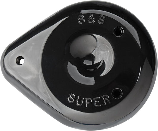 S&S CYCLE COVER AIR CLEANER TEARDROP BLACK 170-0384A