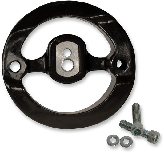 S&S CYCLE BACKPLATE ADAPTER AIR CLEANER STEALTH FOR USE WITH FL TOURING 17 OEM COVER 170-0352