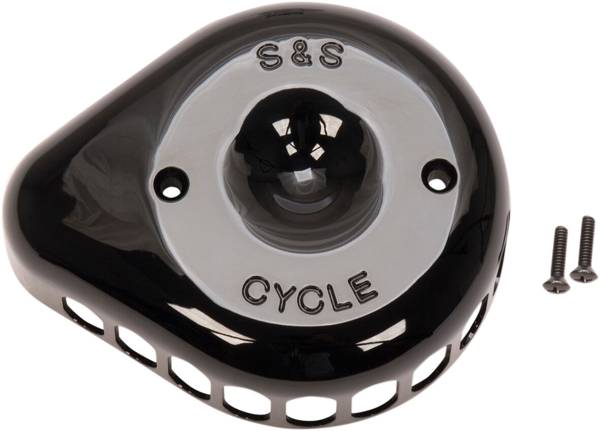 S&S CYCLE COVER AIR CLEANER MINI TEAR DROP BLACK 170-0366