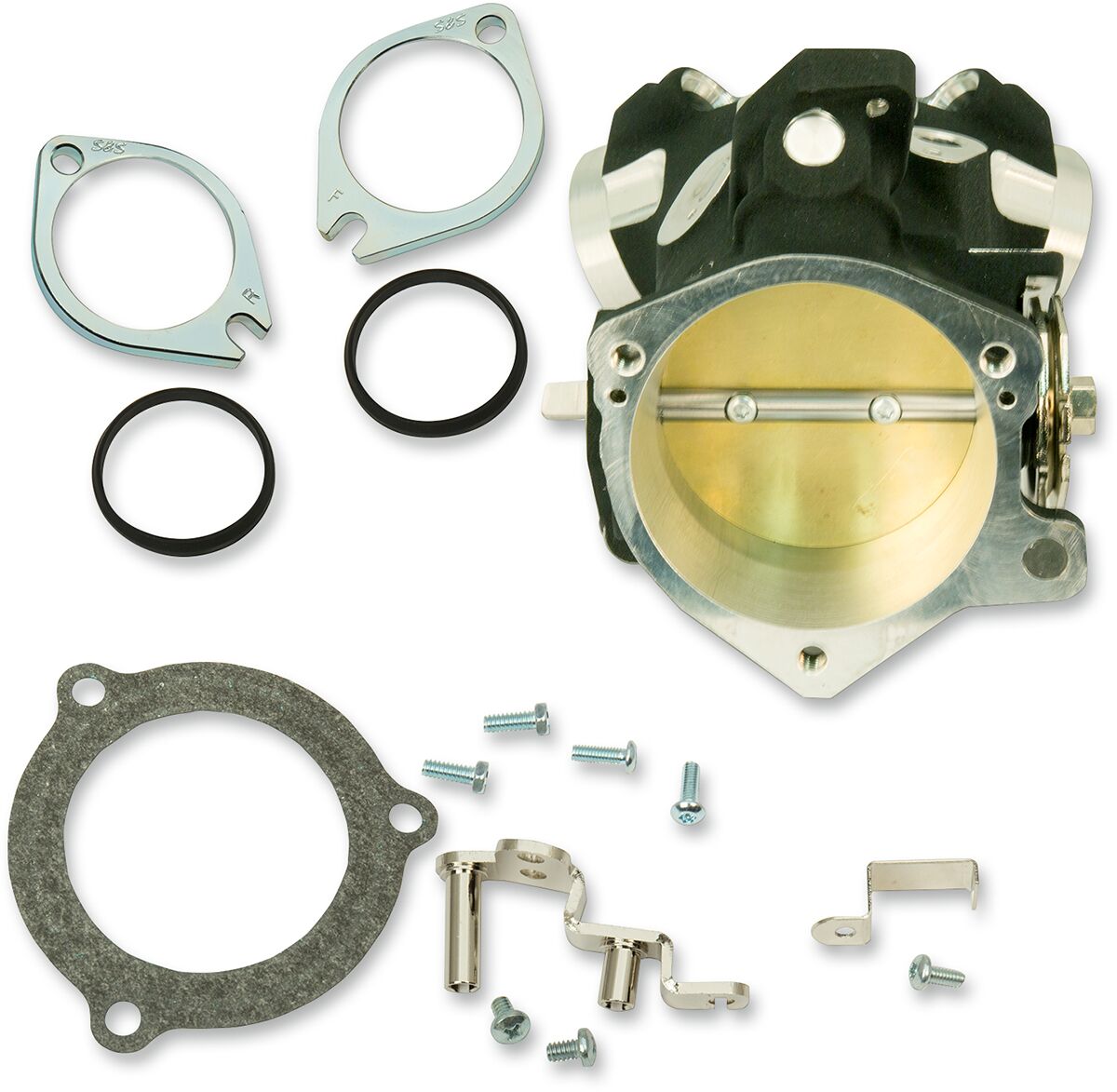 S&S CYCLE THROTTLE BODY 66mm THROTTLE HOG EFI CABLE-OPERATED 170-0341