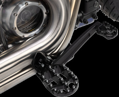 S&S CYCLE Brake Pedal mid-mount Black M8 Softail 560-0370