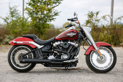 S&S CYCLE 2-1 Exhaust - Black - M8 Softail 550-0857