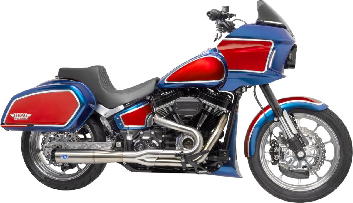 S&S CYCLE EXHAUST - 50ST - 2-1 SUPERSTRE 550-0996B