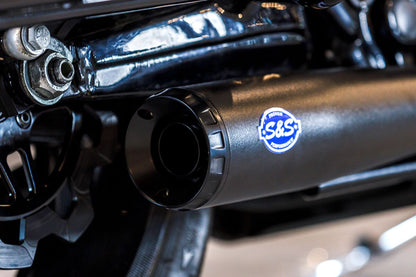 S&S CYCLE EXH 50ST 2-1 GAR.BL 20FL 550-1027A