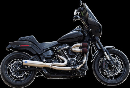 S&S CYCLE Exhaust 2:1 Qualifier Race Only Stainless M8 Softail 2018-23 550-1105