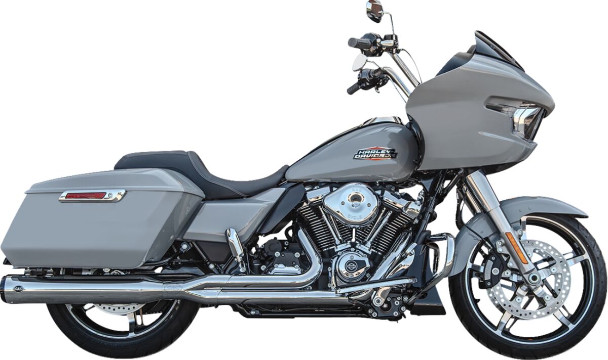 S&S CYCLE Exhaust GNX Race Only 2:1 Chrome M8 Touring 2017-25 550-1168