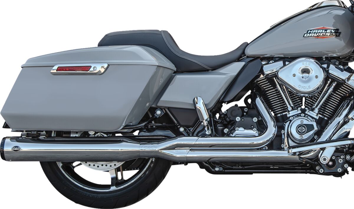 S&S CYCLE Exhaust GNX Race Only 2:1 Chrome M8 Touring 2017-25 550-1168