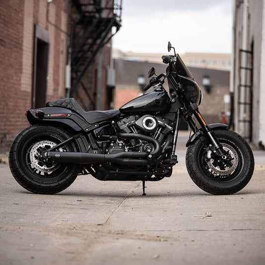 S&S CYCLE EXHAUST 2:1 SUPERSTREET - BLAC 550-0789